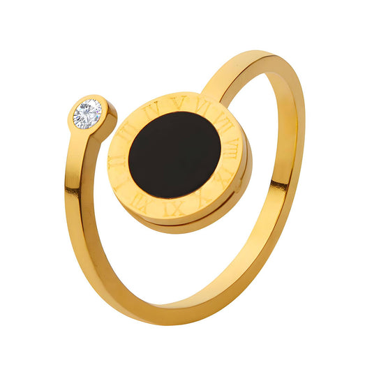 18K gold plated Stainless steel finger ring