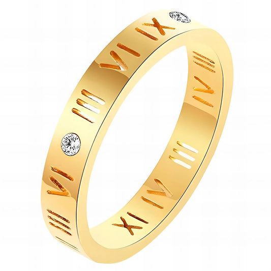 18K gold plated Stainless steel finger ring