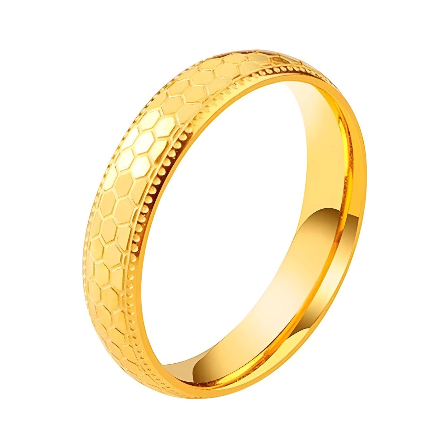 18K gold plated Stainless steel finger ring