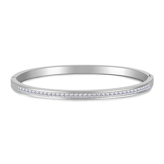 Silver bangle